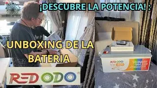 🔋Energía:Unboxing de Batería LITIO y Monitor REDODO para AUTOCARAVANAS | #19 Bricos by Millaneando 🚐