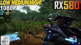 Crysis 3 Remastered RX 580 - 1080p Low, Medium, High,
