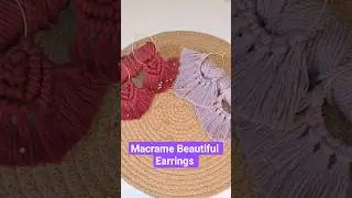 Macrame Beautiful Earrings Designs #macrame #earrings #earringdesign #shorts #dhurandhar #flipping