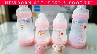 Give The Best Start To Life With Mam Newborn Essentials! Baby Feed and Soothe Bottle & Pacifier Set