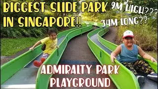 ADMIRALTY PARK PLAYGROUND- BIGGEST SLIDE PARK IN SINGAPORE! - Sasha and Calix / MORE SLIDES FOR KIDS