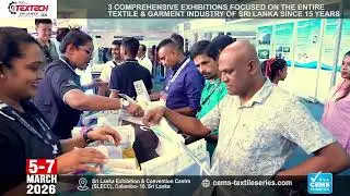 The 15th edition of CEMS-Global's Textile Series of Exhibitions Returns to Colombo