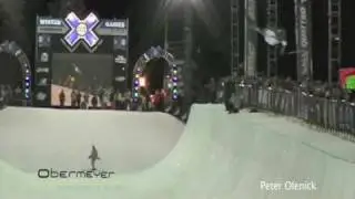 X Games Aspen Half Pipe at Night Peter Olenick