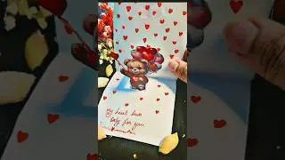Открытка с Пуки 💌 ко Дню святого Валентина #cozykuyilvlogs