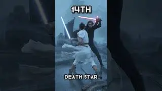 EVERY Live Action Lightsaber Duel RANKED #shorts