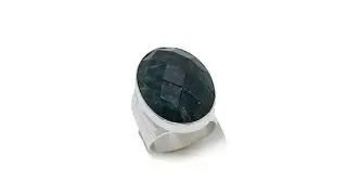 Jay King Green Apatite Sterling Silver Ring