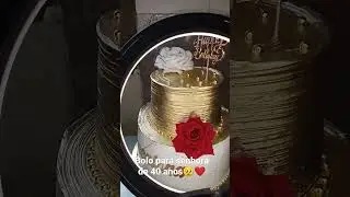 bolo para senhora de 40 anos❤️