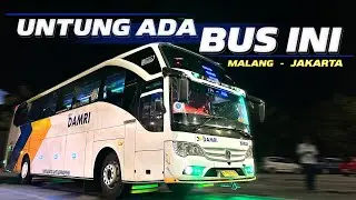 BUS ANDALAN BERANGKAT PALING MALAM KE JAKARTA‼️Trip Malang - Jakarta with Damri Executive Class