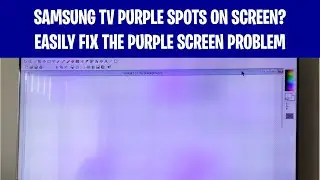 Быстро устраните проблему с фиолетовым экраном на телевизоре Samsung