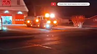 The Colony Fire Engine 11 Responding 