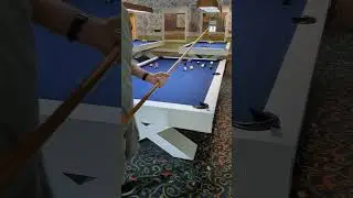 Legendary Pool King break sinks 2 balls #billiards #poolking