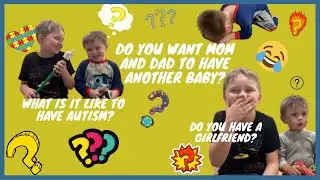 ASKING OUR KIDS QUESTIONS | INSIDE THE MIND OF 3 BOYS UNDER AGE 10
