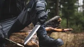 My biggest sharp knife - Varusteleka Skrama 240, Carbon Steel - the power in your hands