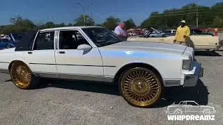 Box Chevy on gold Savini wheels