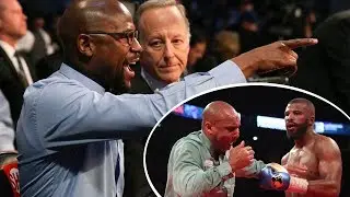 Floyd Mayweather SPEAKS on BAD JUDGING & REF - Badou Jack vs Adonis Stevenson