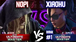 SF6 ▰  XIAOHU (#1 Rank C. Viper) vs NOPI (M. Bison) ▰ Street Fighter 6 Replays