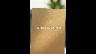 Turning Waste Paper into Beautiful Handmade Paper 🌿♻️#nature #ecofriendly #trending #shorts