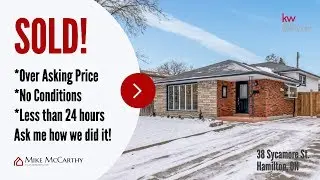 SOLD! 38 Sycamore Street Hamilton Ontario | Hamilton Real Estate | Mike McCarthy Realty