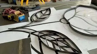 Metal Garden Art Tasmania &ndash; Red Rose (Work in Progress) | Fire & Light Artisan Blacksmith