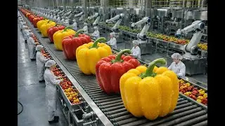 Roasted Bell Peppers in Olive Oil: Full Process From Farm to Jar
