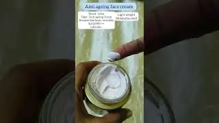 #shorts Lotus Herbals anti ageing Cream |Lotus herbals youthrx|Honest Review| Top Moisturizer #short