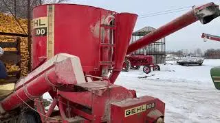 Winter Chores 12/19 with an Oliver 1555 and Oliver 770