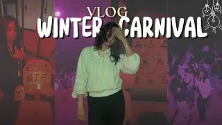 Winter Carnival Vlog❄️|College fest vlog!!ft. food, Games, DJ & Endless Fun🫶