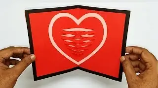 Love Greeting Cards Latest Design Handmade | 3d Heart Card Making Ideas | Love Card Ideas | #30
