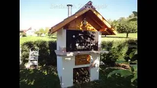 Steinbackofen Pizzaofen Holzbackofen, Bauanleitung!