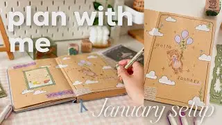 Así Planeo mi Bullet Journal de Enero 🧸 | Plan with me: January 2026
