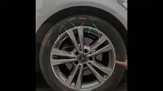 Car Wheel Hub Sticker High Reflective Stripe Tape for Car Motorcycle #shorts #viral #ytshorts #video