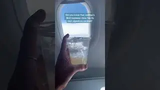 JETBLUE MINT SIGNATURE COCKTAIL #shorts #jetblue #jetbluemint #businessclass #plane