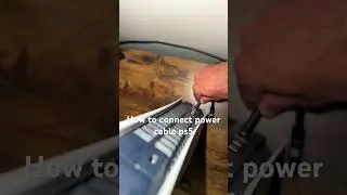 How to connect power cable ps5