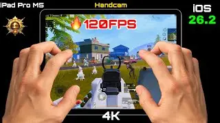 🔥120FPS IPAD PRO M5 BGMI HANDCAM GAMEPLAY AND FULL GYRO#pubgmobile 
