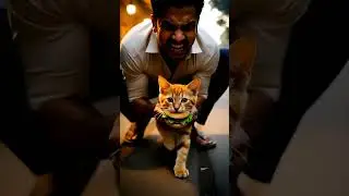 Bhuki Billi Ka Sapna 🍔 | Emotional Cat Story 😢❤️#shorts