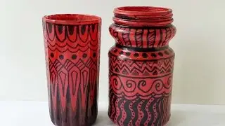 How To Create An Artistic Jar Vase - DIY Crafts Tutorial - Guidecentral