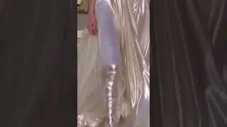 Shiny liquid slippery satin dress