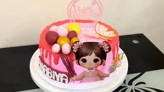 Doll Cake Decoration ❤️ Simple Pineapple Cake decoration