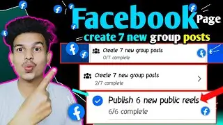 Create 7 new group posts weekly challenge | weekly challenge create 7 new group post facebook