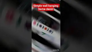 Simple Wall Hanging Home Decor 🌿 | Low Budget DIY #shorts