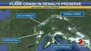 Officials identify pilot, passenger who died in Denali Park plane crash