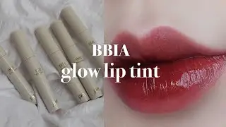 giveaway + review & swatch💄 bbia glow lip tint🦋 d&ograve;ng son tint b&oacute;ng đẹp xuất sắc c&ugrave;ng bảng m&agrave;u xinh