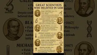 Great Scientists Who Believed in God #shorts #jesus #faith #bible #science #truth #love #god #facts