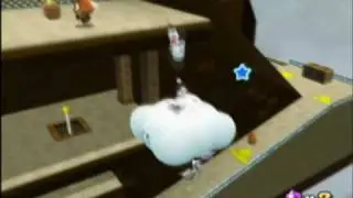 Super Mario Galaxy 2 - Throwback Galaxy - Silver Stars in the Whomp Fortress | WikiGameGuides