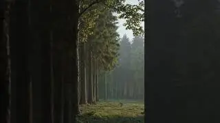 Heavy Rain in the Forest 🌧️🌲