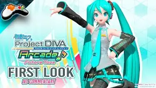 Arcade Hatsune Miku  Project Diva FutureTone First Look - Gameplay No Commentary - Phantom Geimpleis