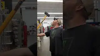 12 lbs. sledgehammer challenge #mechanic