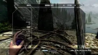 Playing Skyrim