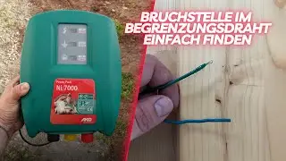 Bruchstelle im M&auml;hroboter Begrenzungsdraht ganz einfach finden!