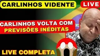 PREVIS&Otilde;ES CARLINHOS VIDENTE 🔥 LIVE COMPLETA TER&Ccedil;A-FEIRA 😱 